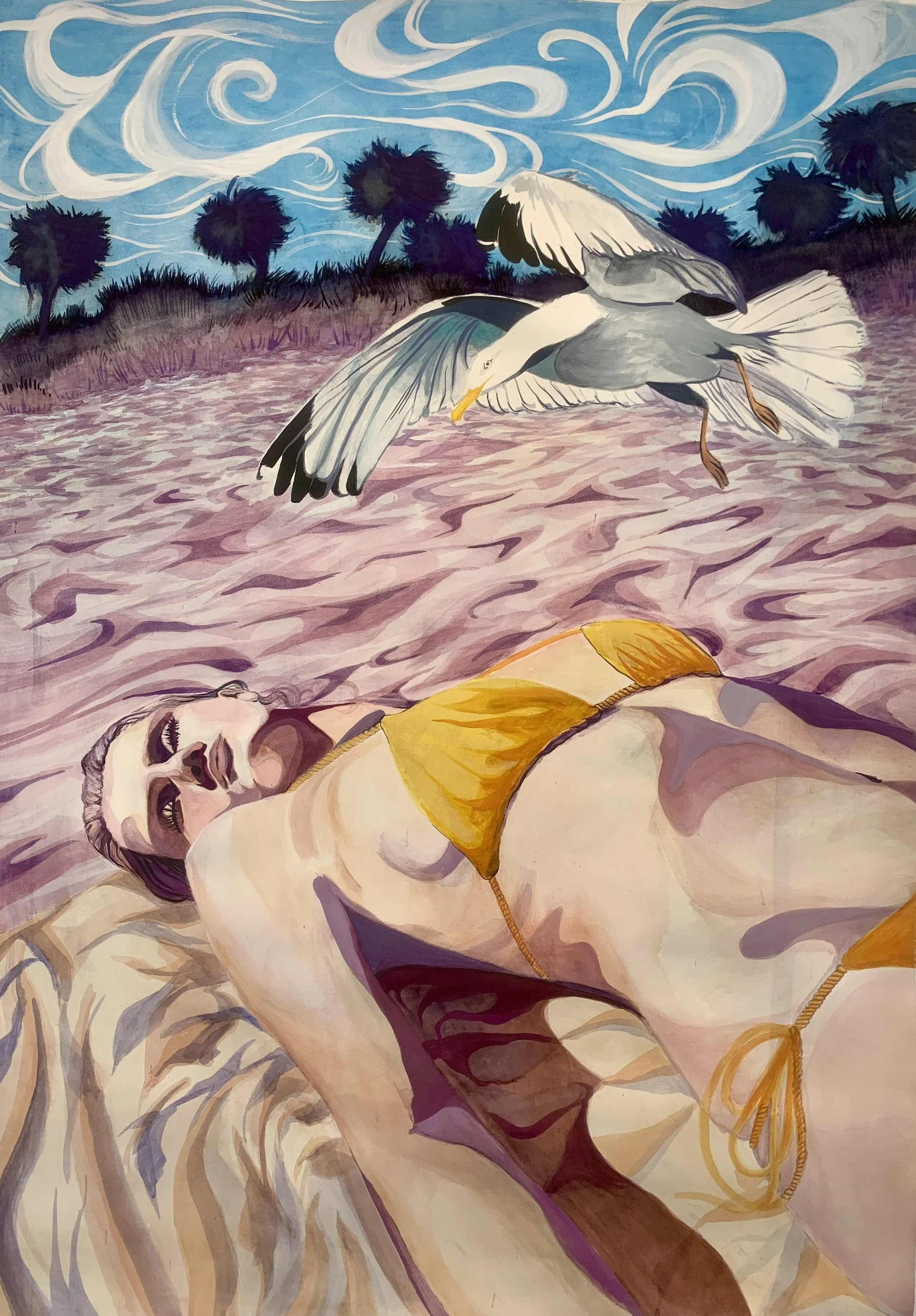 Sandman Waiting, 2022-2023, 42” x 60”, watercolor and gouache on paper

inquire for pricing