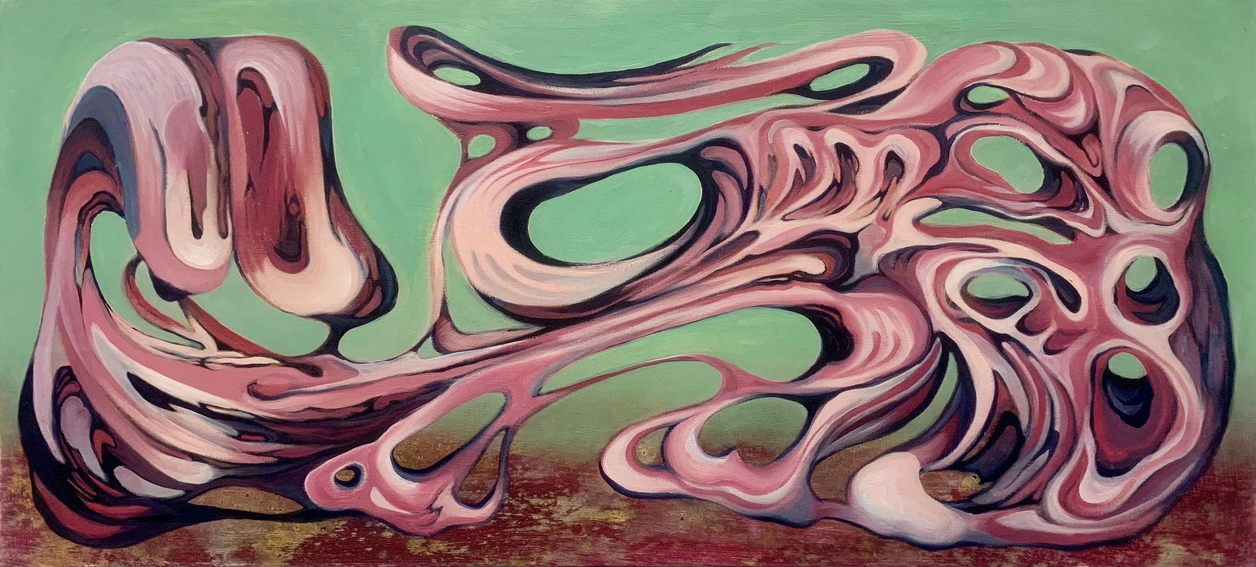 L’esprit, 2023, 35” x 16”, oil and acrylic on canvas

inquire for pricing