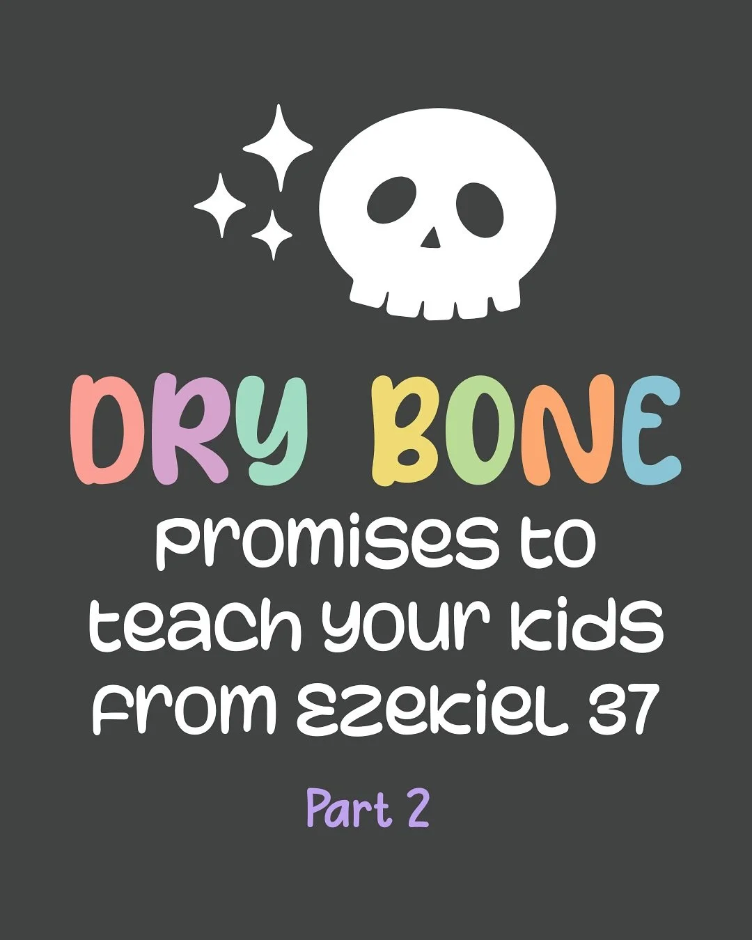 💀 Skeletons might make us think of Halloween, but in Ezekiel 37, God used dry bones to show His power to restore and renew. ✨

Here are 4 more promises from this story for kids to hold onto:
1️⃣ God puts together broken things
2️⃣ God makes all thin