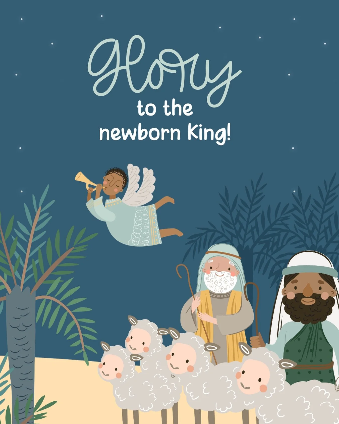 Glory to the newborn King! 🐑✨

The shepherds were the first to hear the good news&mdash;let&rsquo;s help our kids celebrate and share it too!

Comment &ldquo;CHRISTMAS&rdquo; for links to tools to help disciple your kids during the Christmas season!