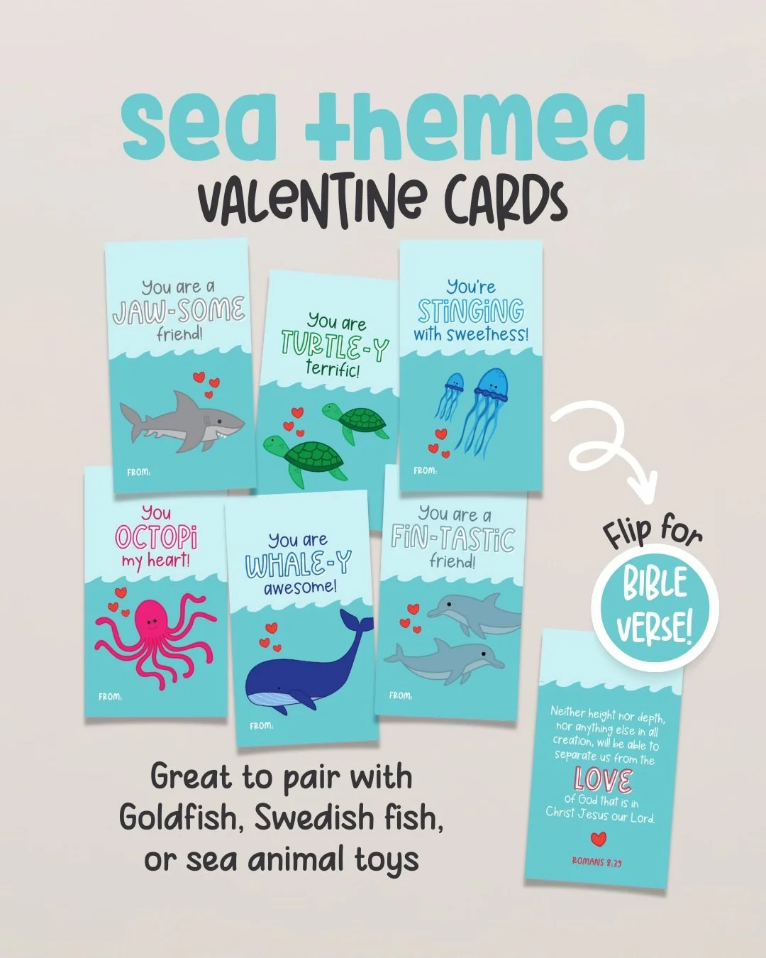 Valentine&rsquo;s Day&mdash;but make it faith-filled 💖
Our Valentine card printables help your kids spread love AND God&rsquo;s Word to their friends + classmates in a simple, meaningful way. Swipe through to see all of our designs!

Perfect for cla