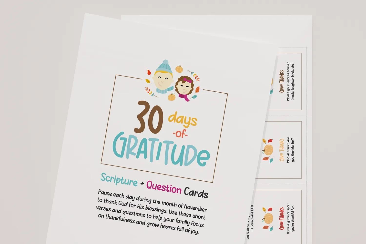 30 Days of Gratitude for Kids: Raising Thankful Hearts