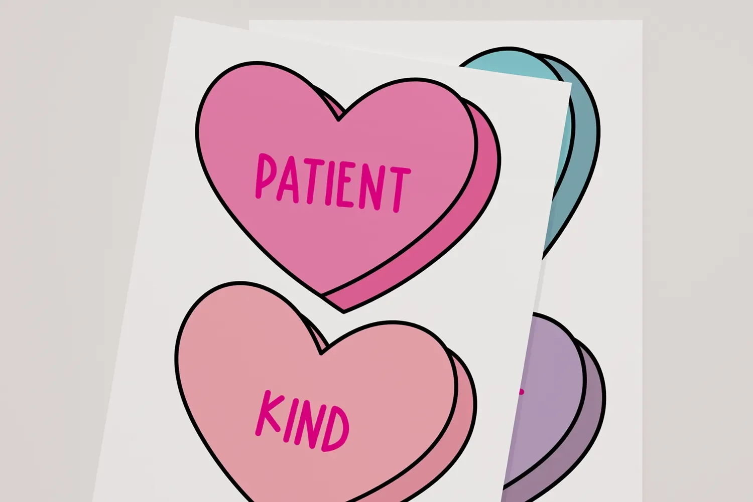 1 Corinthians 13 Candy Heart Printable