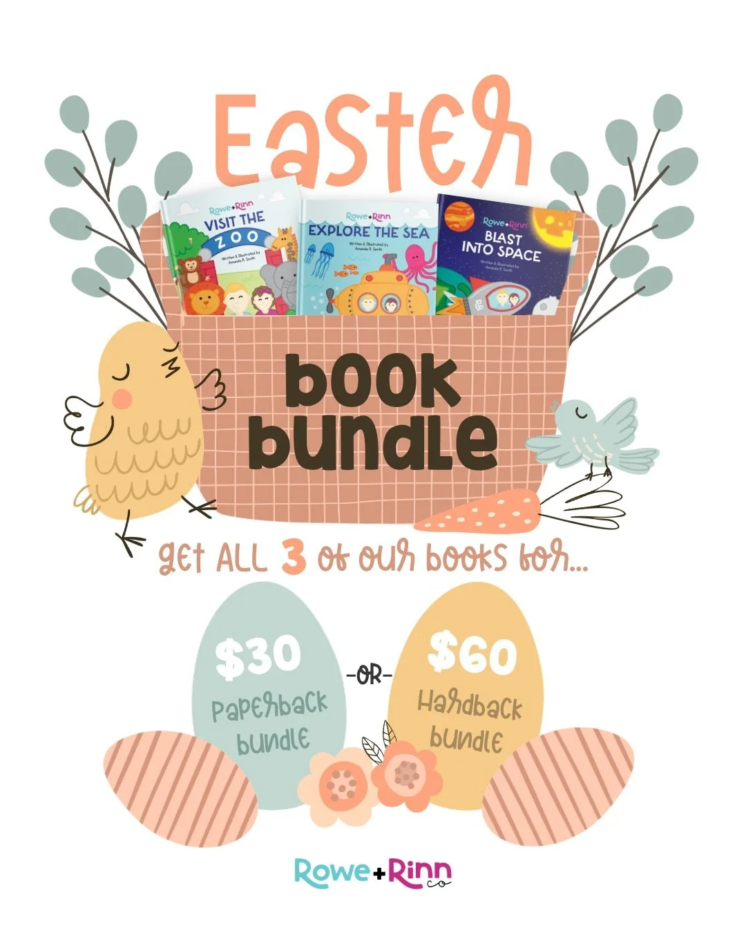 🐣🌷 Easter Book Bundles Are Here! 🌷🐣

Looking for something meaningful to add to your child&rsquo;s Easter basket this year? 📚💛

Our Easter Book Bundle makes the perfect gift for kids ages 0&ndash;7&mdash;with stories that introduce simple truth
