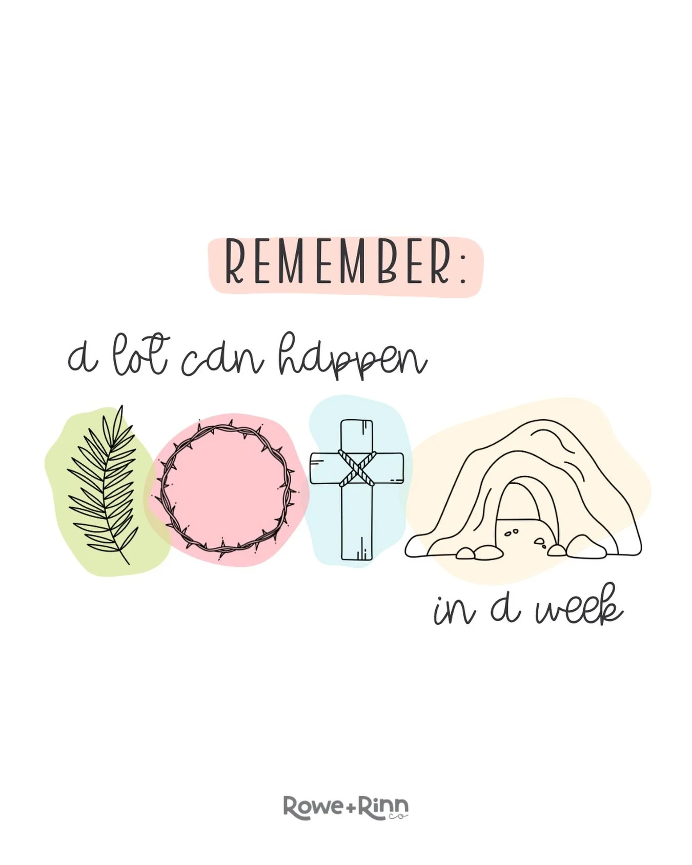 A lot can happen in a week.

From palm branches laid in praise&hellip;
to a crown of thorns placed in pain.
From shouts of &ldquo;Hosanna!&rdquo;&hellip;
to cries of &ldquo;Crucify Him.&rdquo;
From the weight of the cross&hellip;
to the wonder of an 