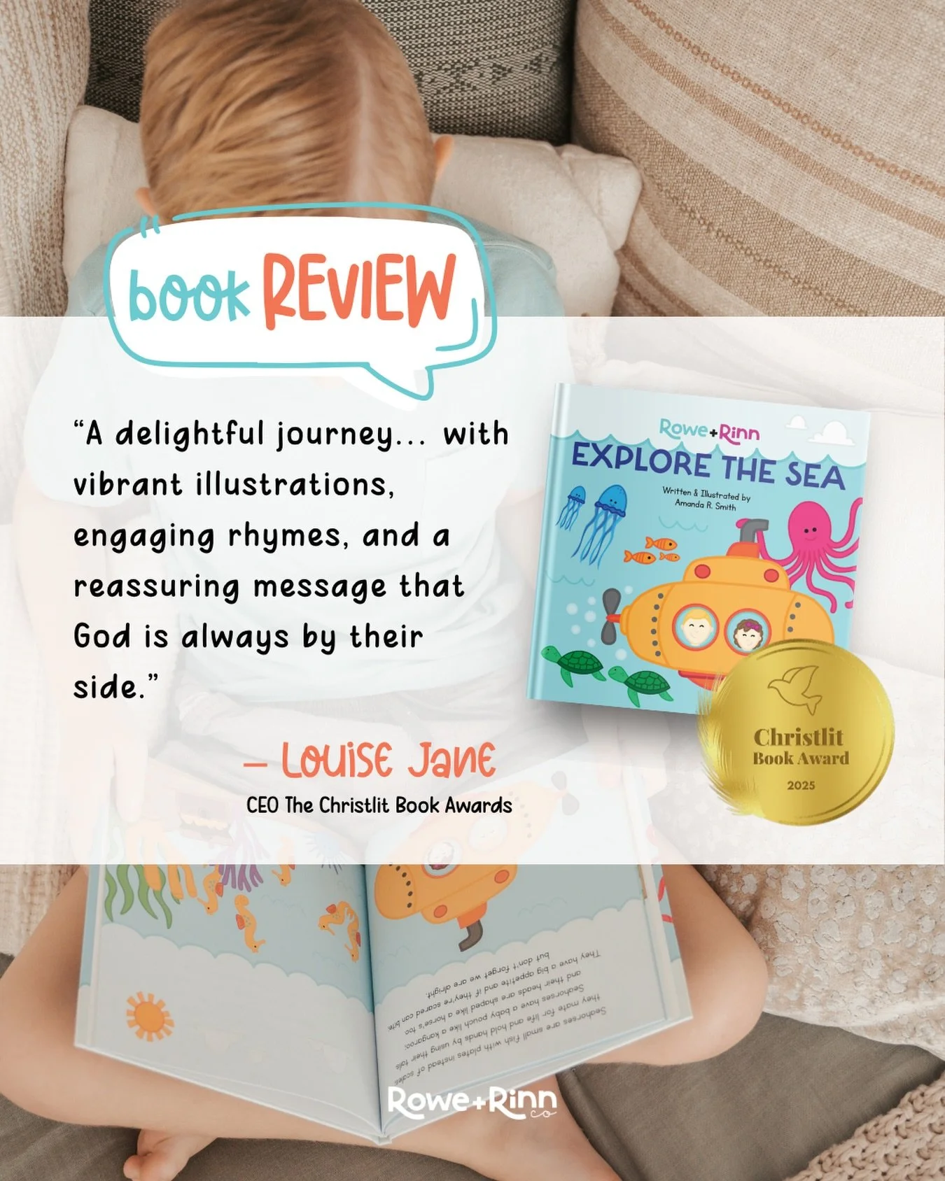 There&rsquo;s nothing sweeter than hearing how a book makes little ones feel 🥹🌊✨

Here&rsquo;s what the CEO of ChristLit Awards shared about Rowe+Rinn Explore the Sea:

&ldquo;A delightful journey into the underwater world that carries a very impor