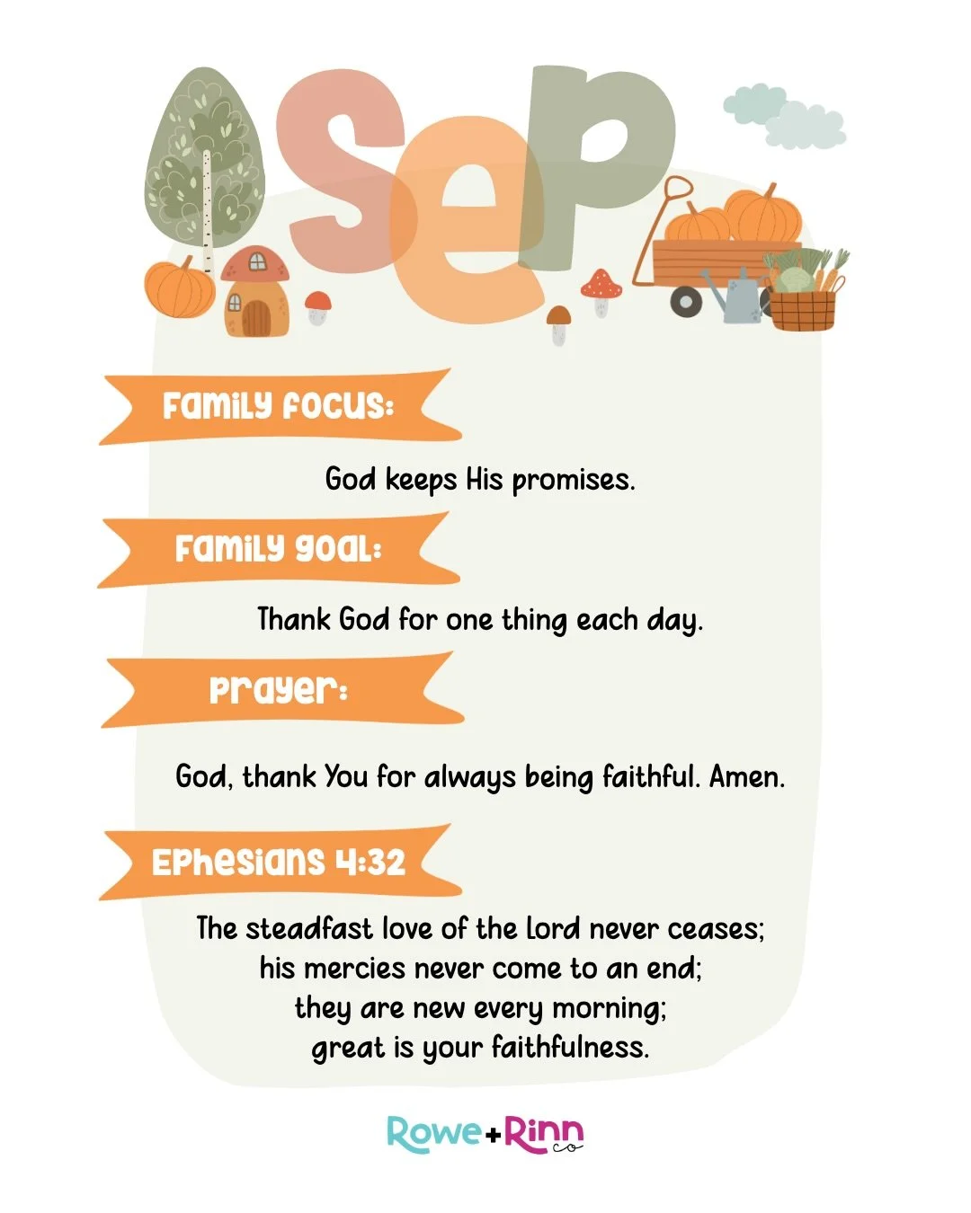September brings a new season, new routines, and so many opportunities to slow down and notice God&rsquo;s faithfulness. 🍂📚

As our kids settle into school, activities, and all the busyness that comes with a new season, this month&rsquo;s focus fro