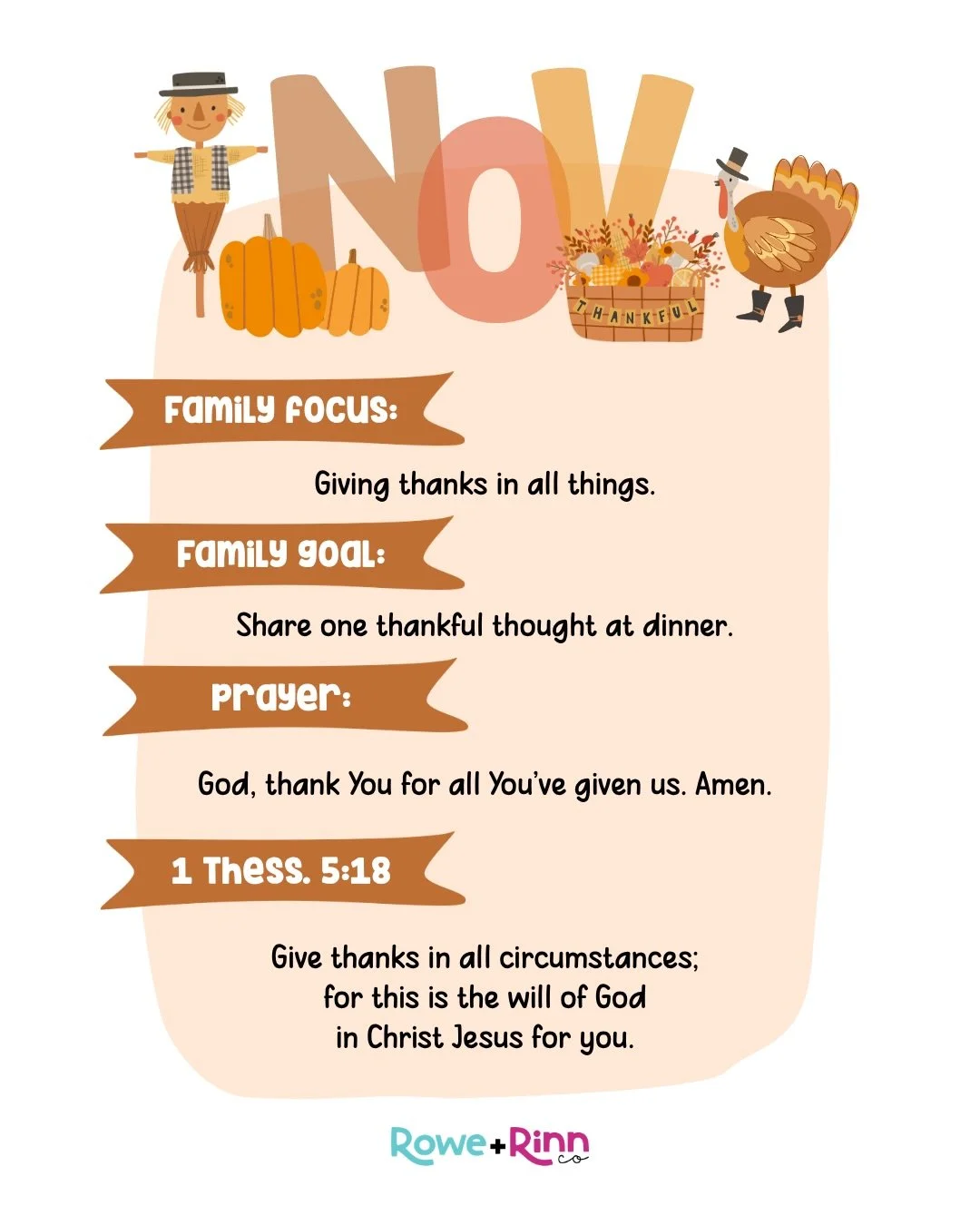 November is the perfect time to slow down, gather around the table, and remember just how much we have to be thankful for. 🧡🍂

But teaching our kids gratitude isn&rsquo;t just about saying thank you when something good happens. It&rsquo;s about lea