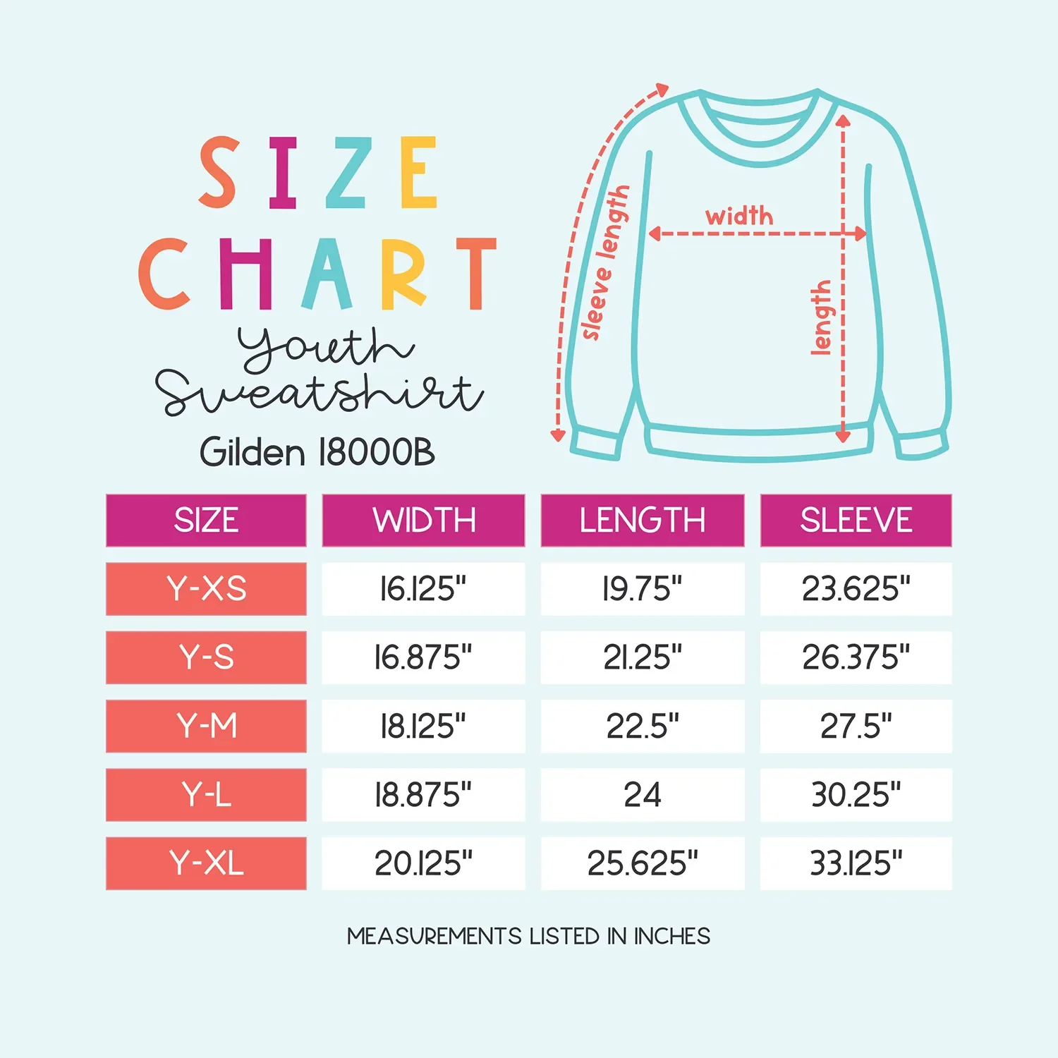 Gilden 18000B Size Chart YOUTH Sweatshirt (plain).webp