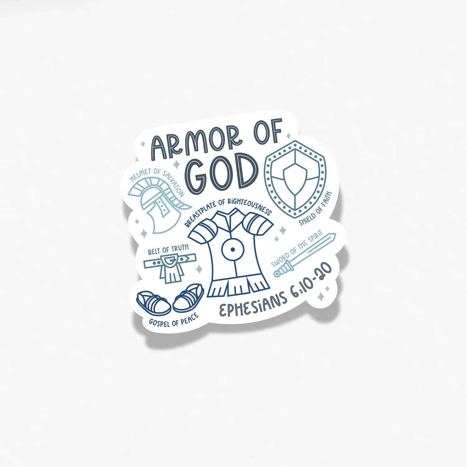"[ MARKET ]"  Armor of God Sticker