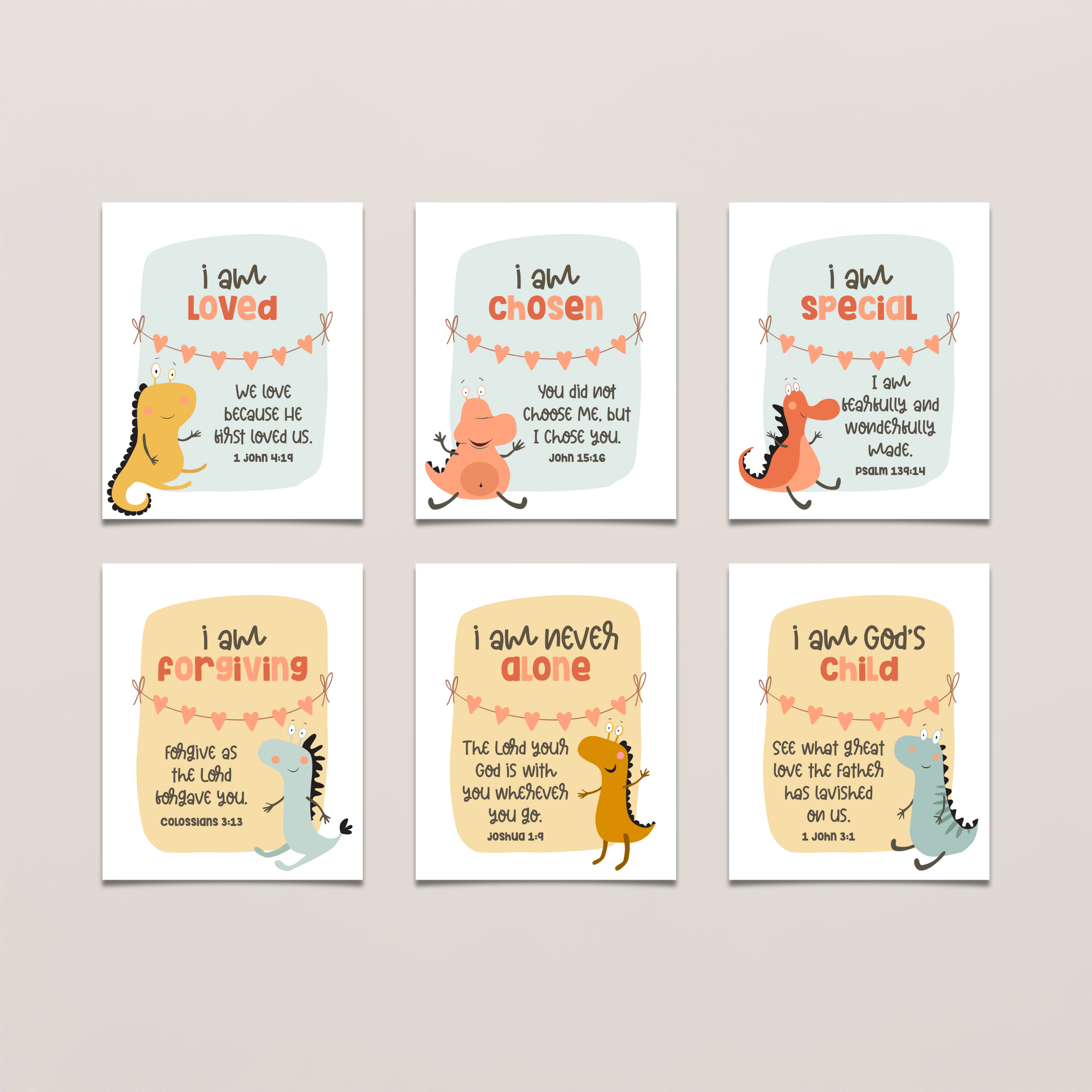 Valentine Affirmation Cards