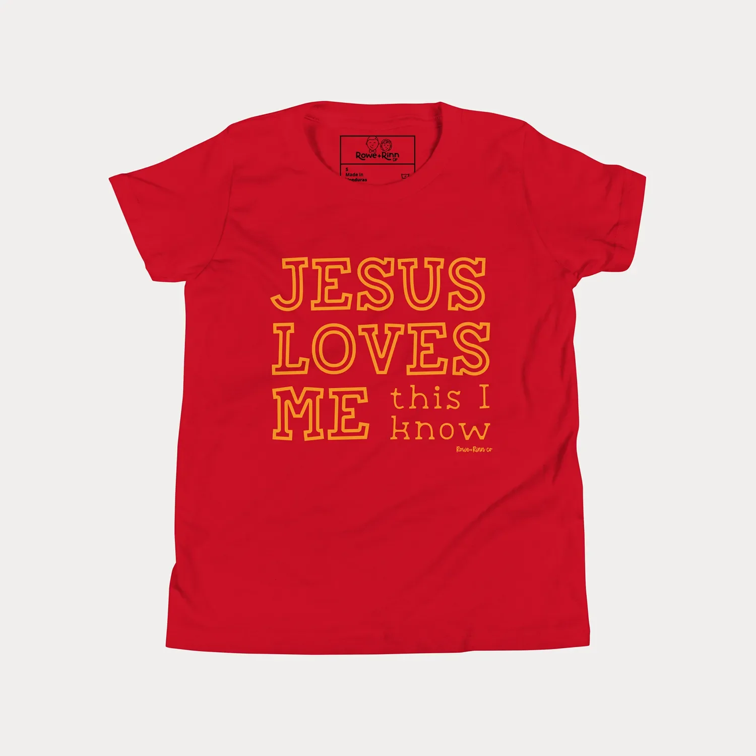 Jesus Loves Me Youth Tees (red) (2).webp