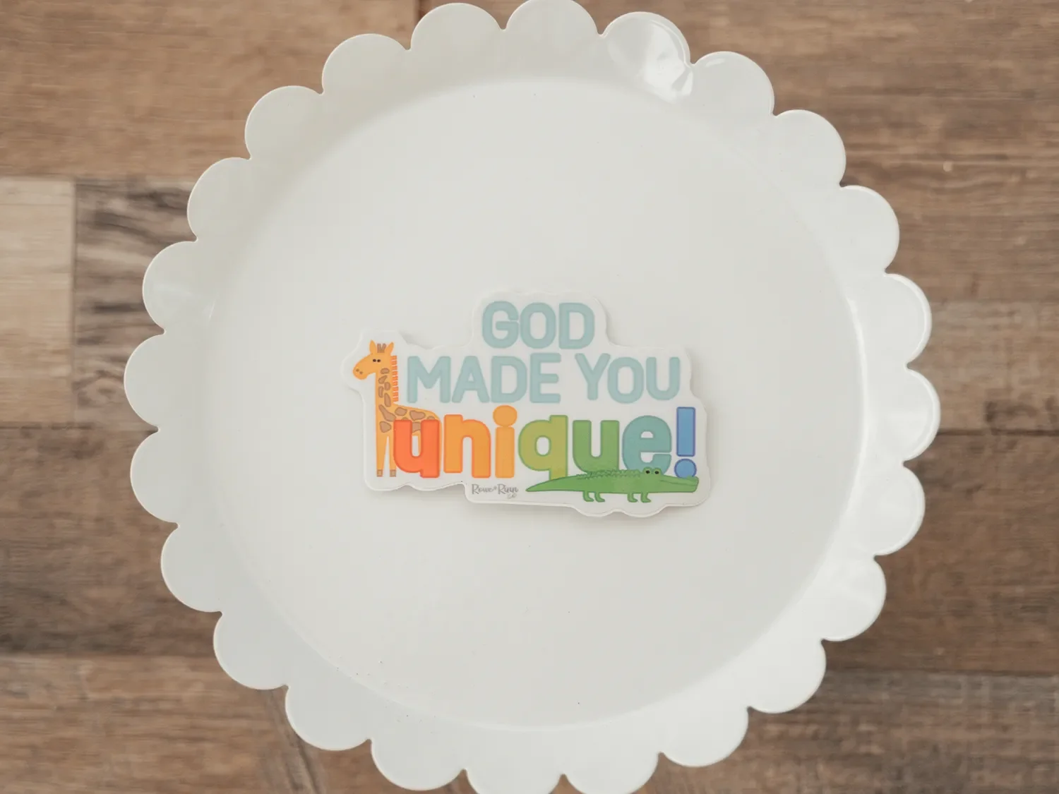 "God Made You Unique" Vinyl Sticker