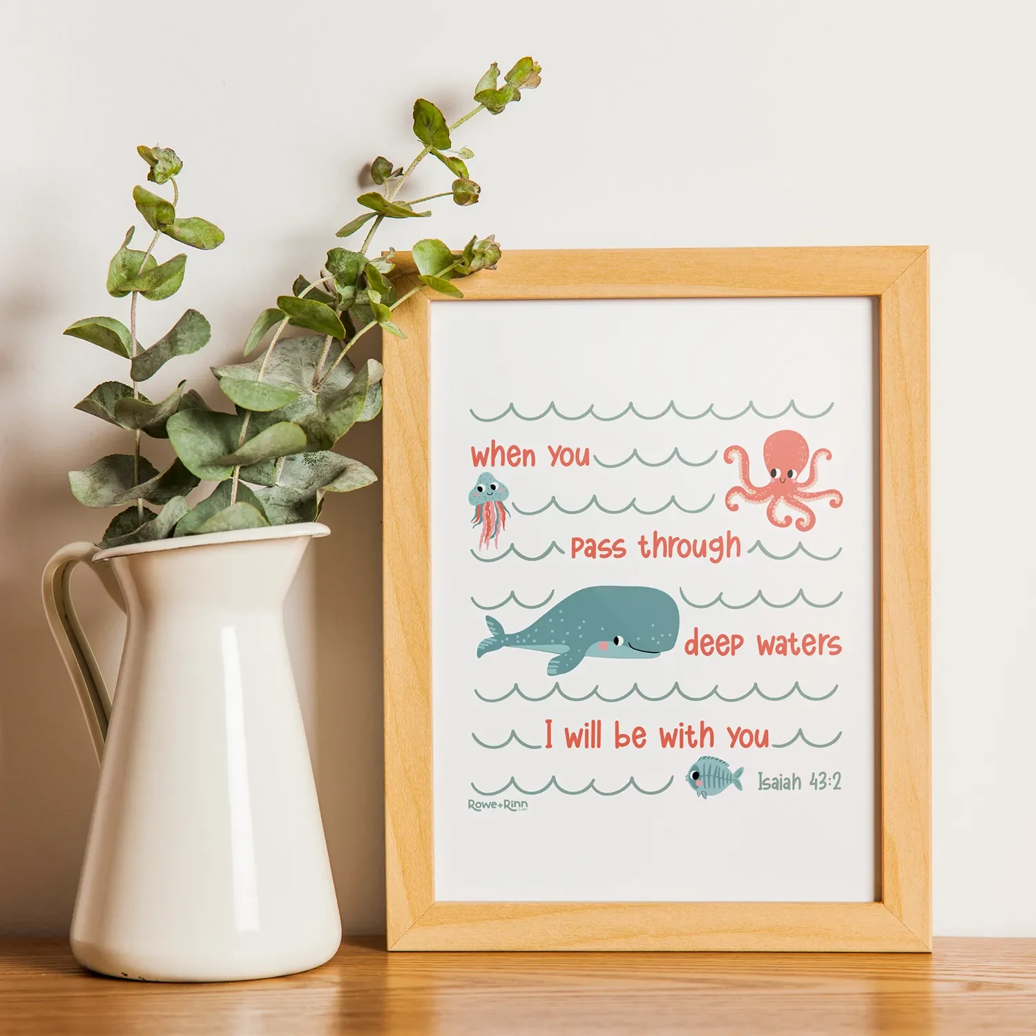 “Deep Waters” Scripture Print