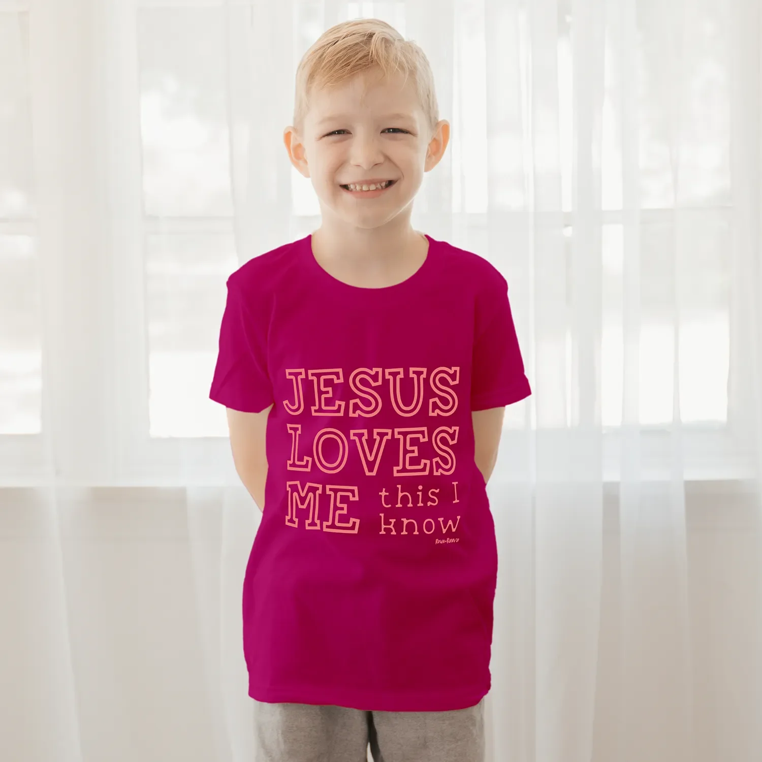 Jesus Loves Me This I Know | Berry Youth Tee