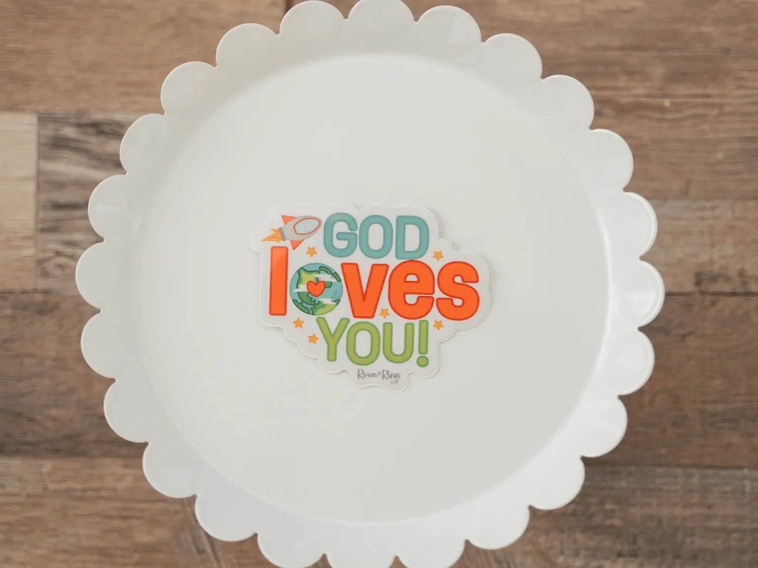 "God Loves You" Vinyl Sticker
