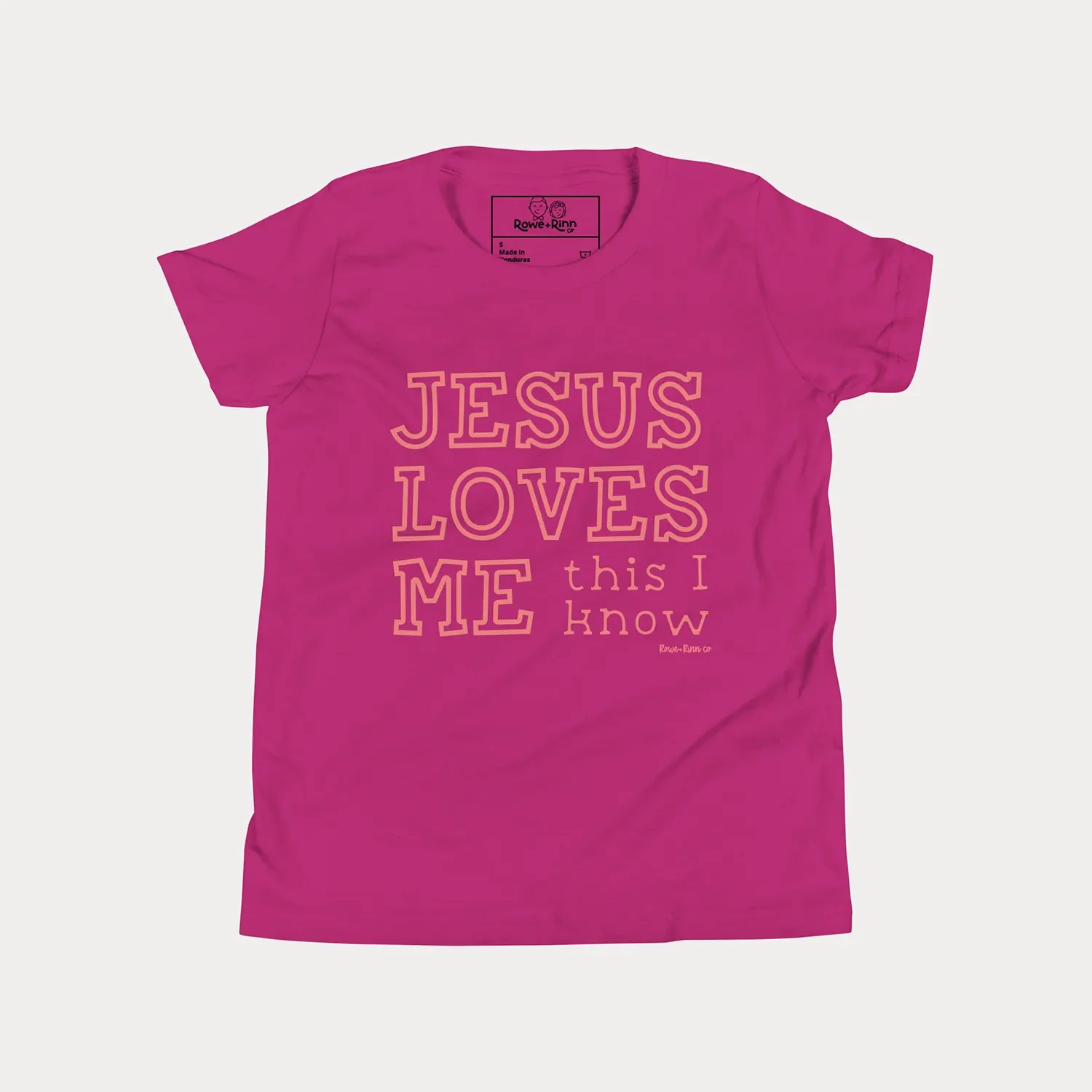 Jesus Loves Me Youth Tees (berry) (2).webp