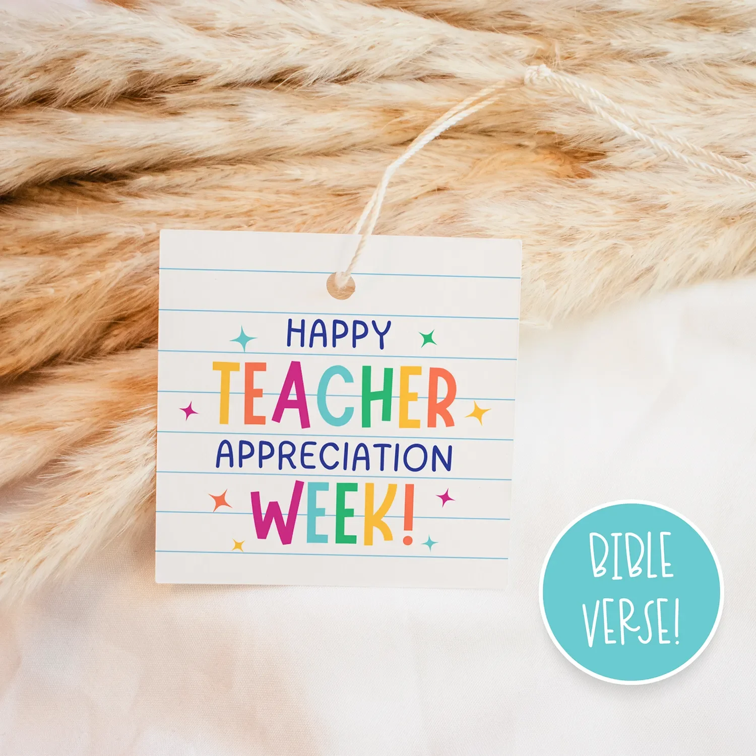 Teacher Appreciation Week Gift Tag Printable