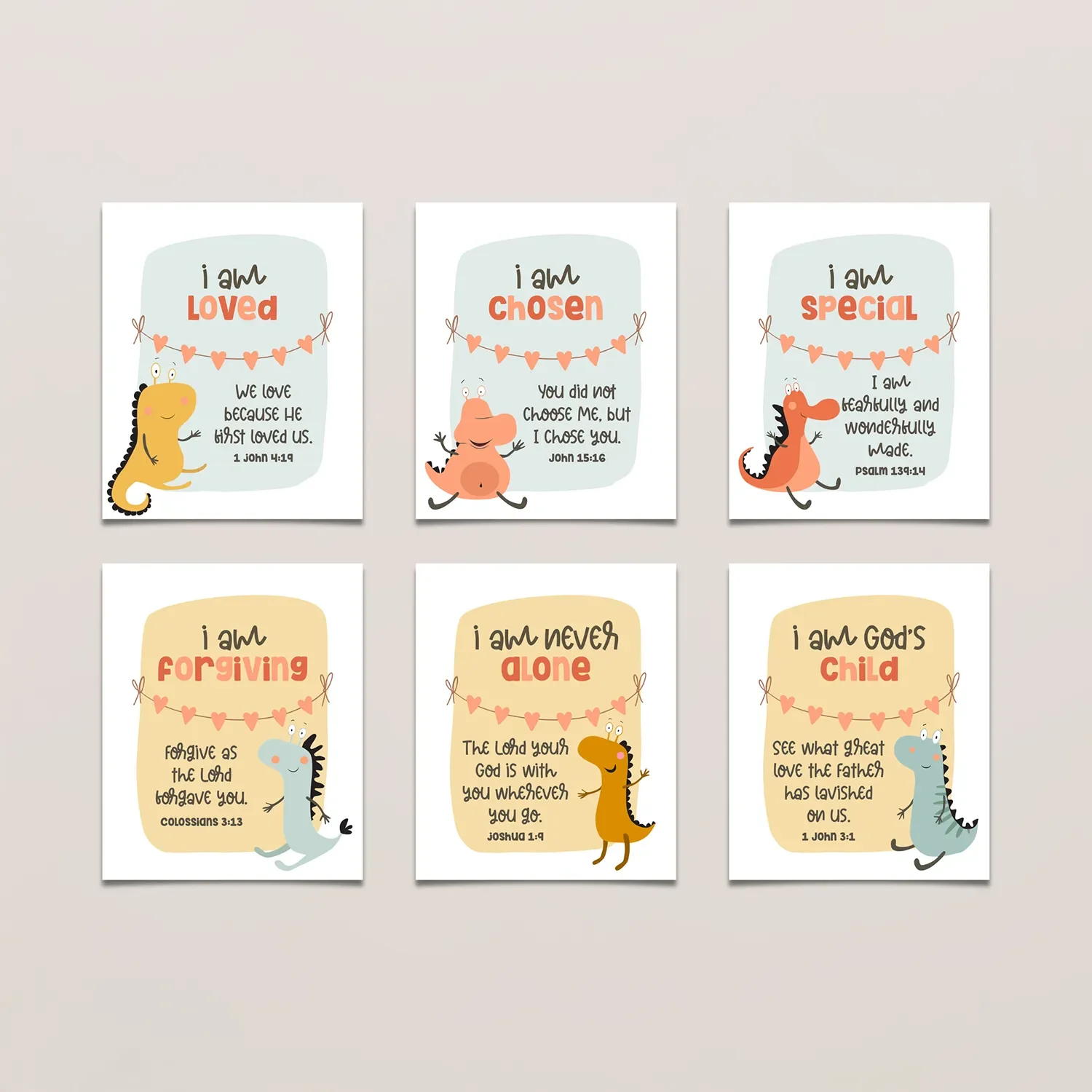 Valentine Affirmation Cards