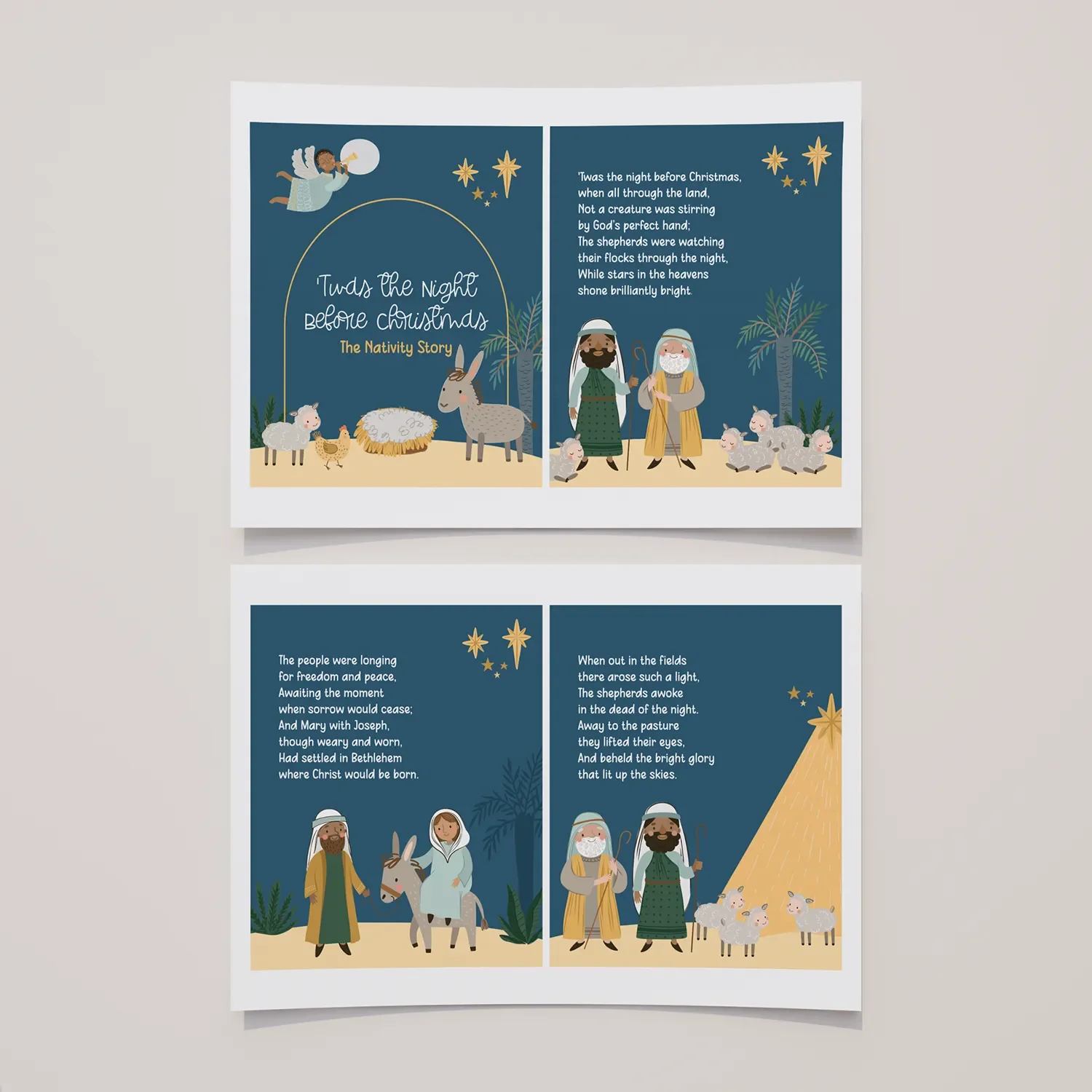 "'Twas the Night Before Christmas" Jesus’ Birth Story Printable