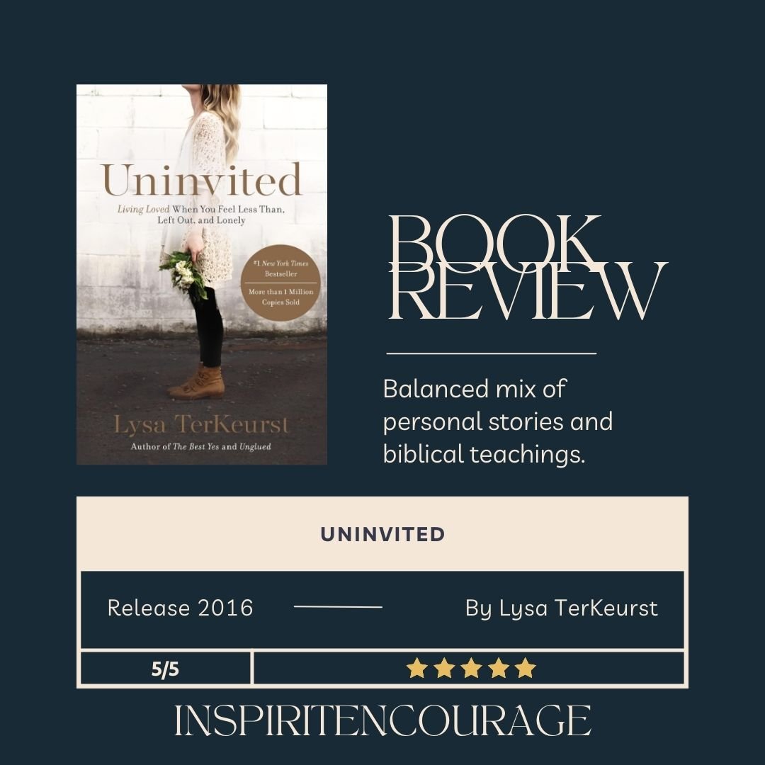 Book Review- Uninvited: Living Loved When You Feel Less Than, Left Out, and Lonely, by Lysa TerKeurst