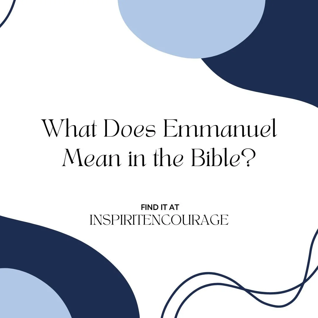 What Does Emmanuel Mean in the Bible?