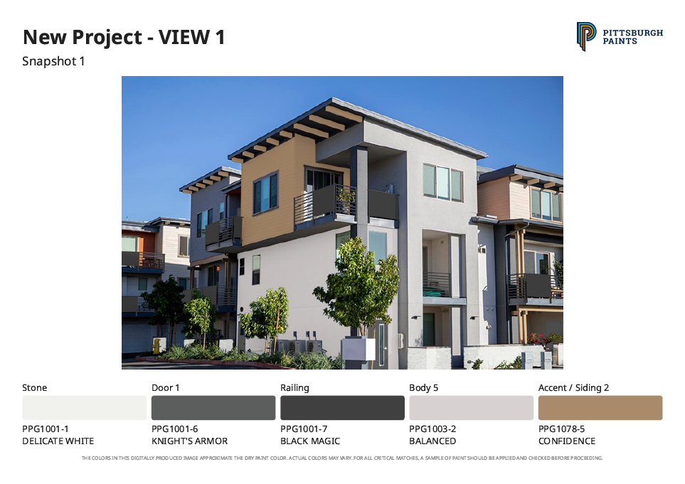Color Renderings After Final Output