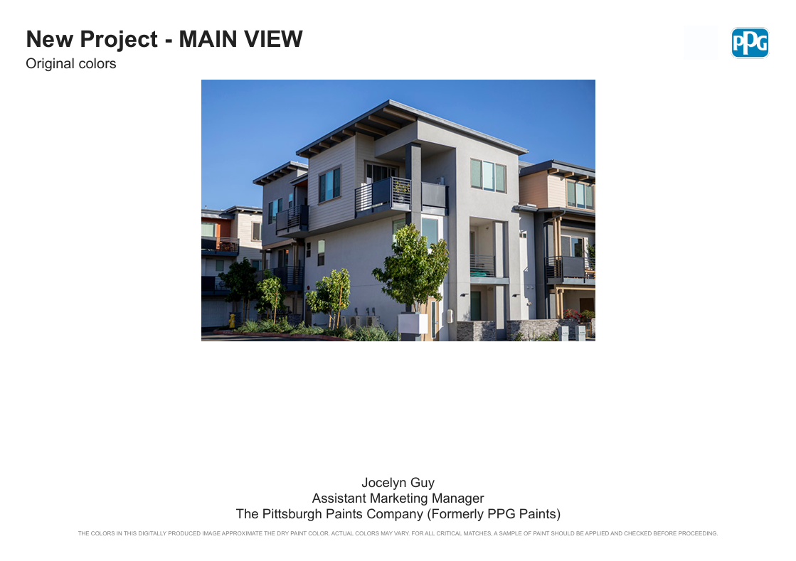 PPG Paints Previews Exterior Rendering Before