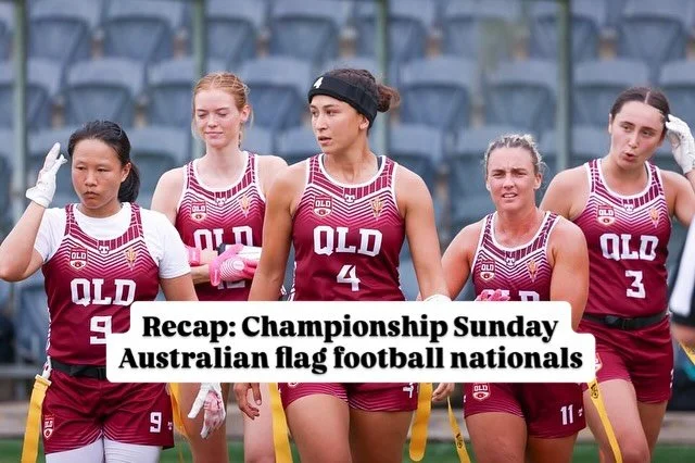 One week on and I&rsquo;m still coming down from commentating another incredible year of @americanfootballau flag football nationals. 🔥

When the lights are bright the biggest stars come out and that&rsquo;s exactly what @kodiefuller @ellacaleja @da