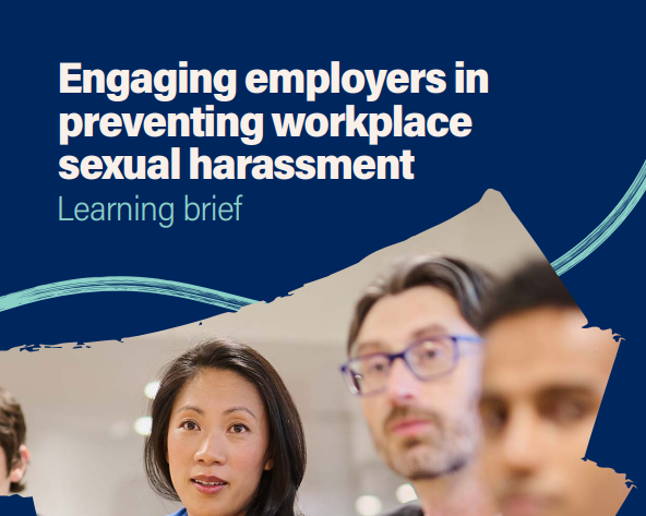 Two learning briefs from the evaluation of the Our Watch Engaging Employers to Prevent Sexual Harassment project