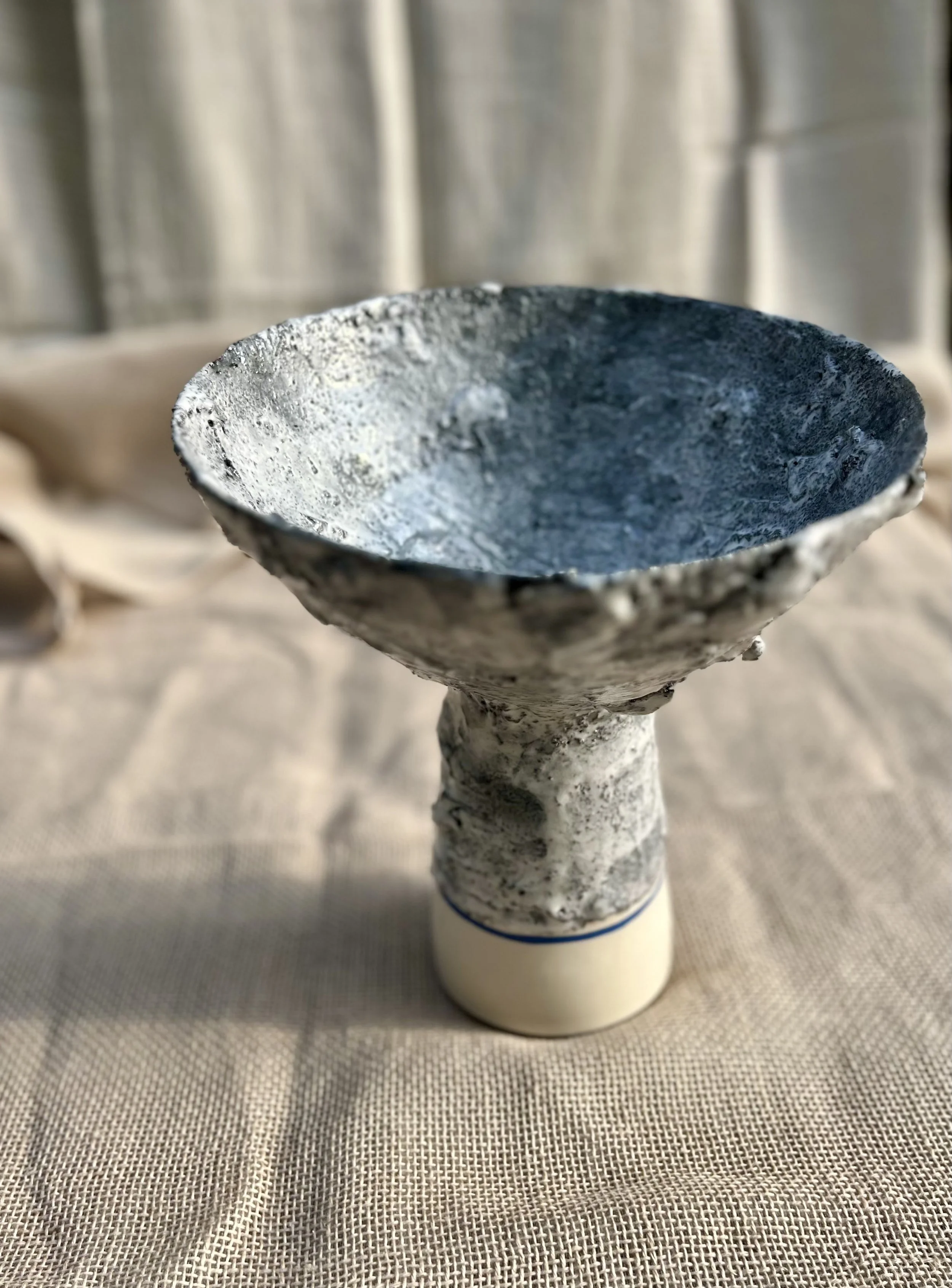 LEPIC066-Grey Vase with Foot-1..jpeg