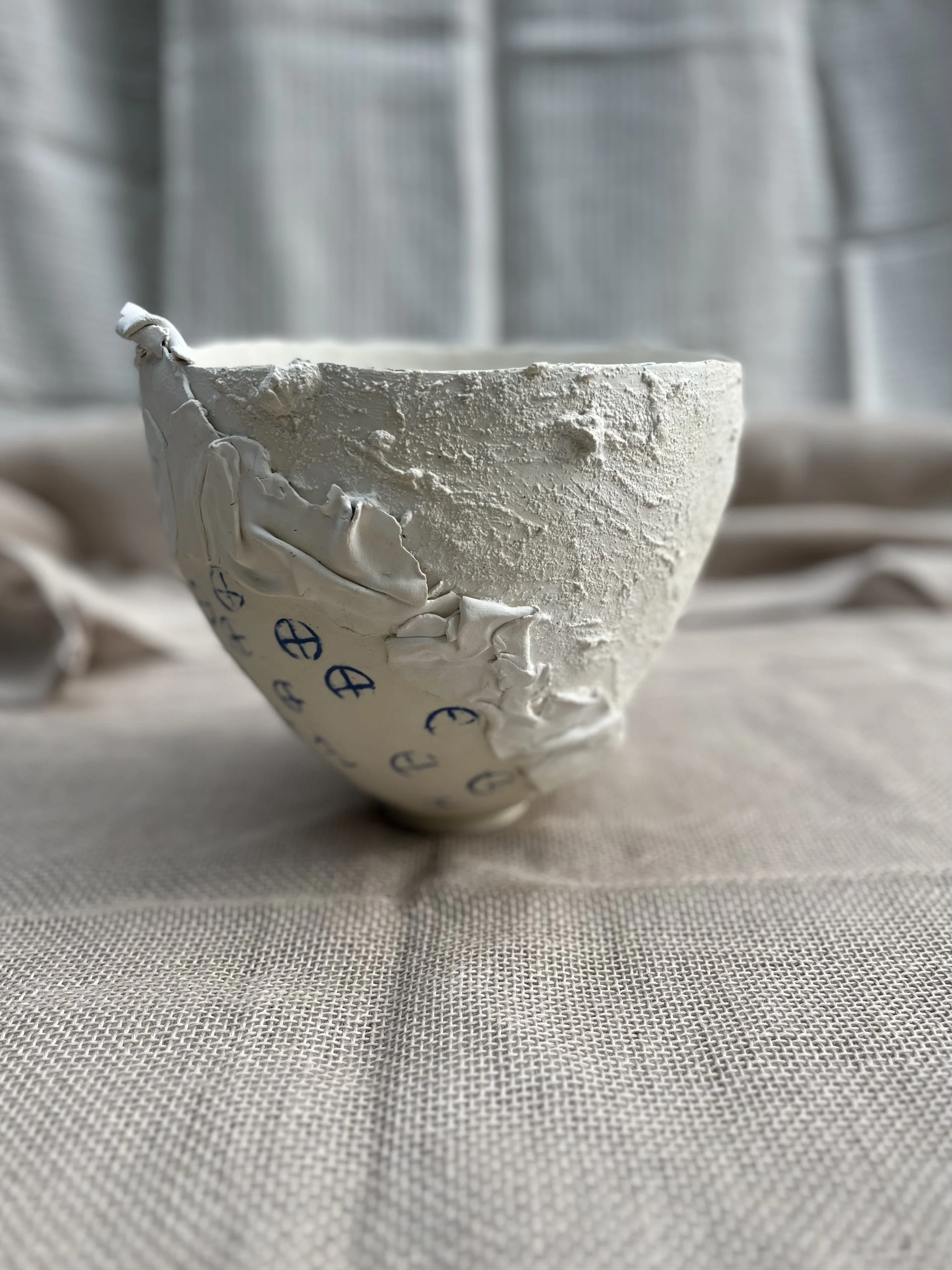 LEPIC061-White Folded Clay with Blue Mishima Bowl II-3.jpeg