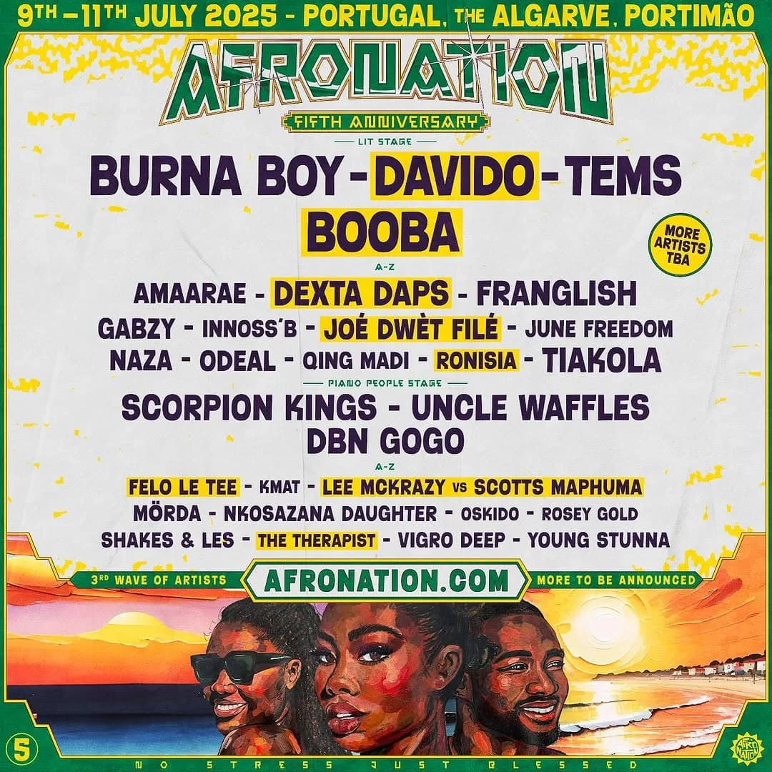 Afro Nation 2025: Burna Boy & TEMS Celebrate Afrobeats on Portugal’s Coast