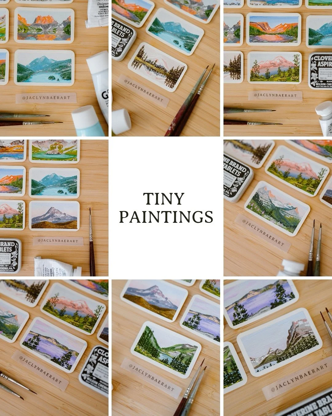 Pocket Portals: Days 17-31 🎨✨ Life got hectic and I couldn&rsquo;t share daily, but I kept painting&mdash;and now all 31 Pocket Portals are complete! 31 tiny landscapes, 31 mornings of matcha and magic, 31 portals back to my favorite places.

Can&rs