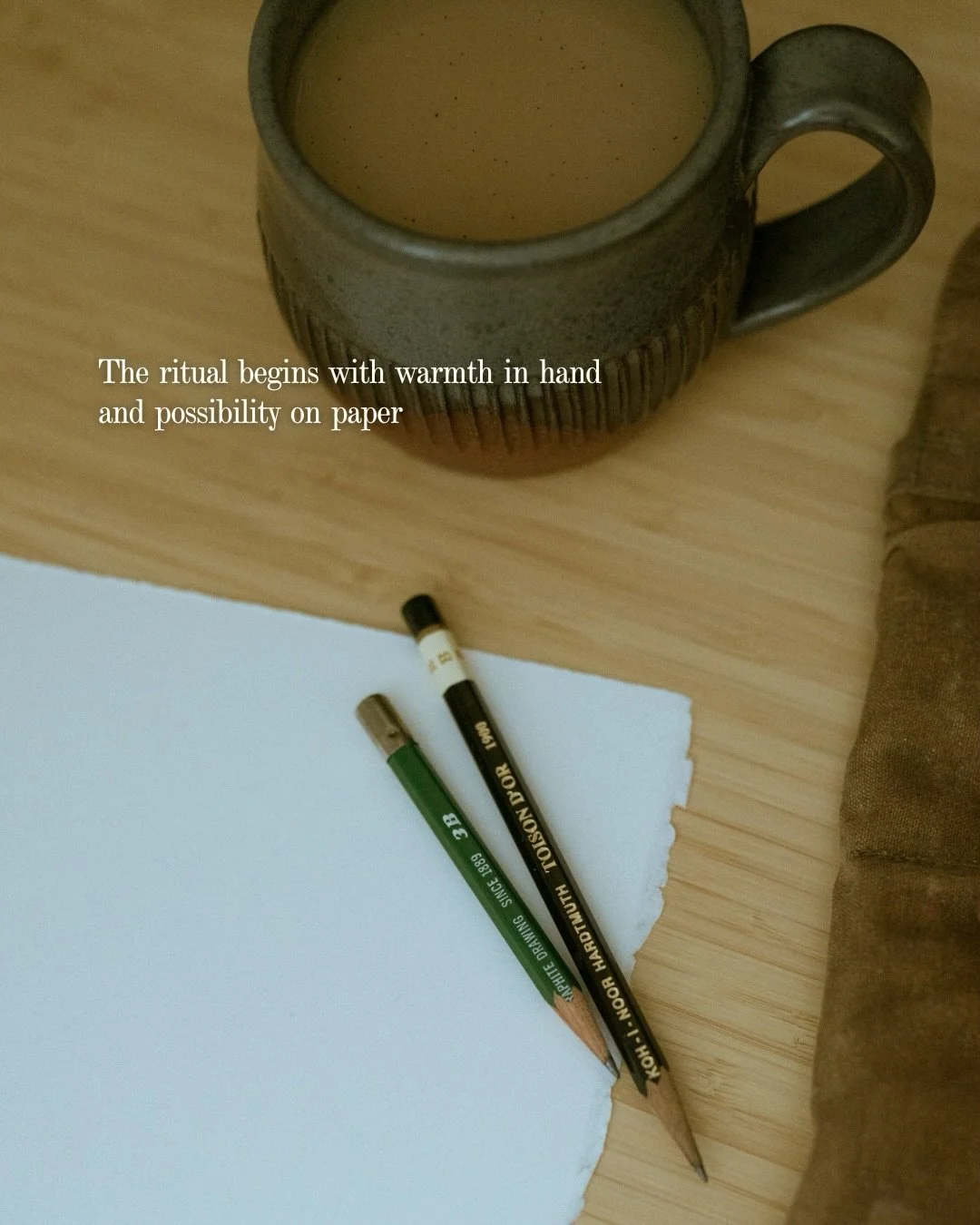 There is a kind of magic in the slowdown&mdash;when the world stops demanding and starts offering. When chai steam rises like gentle spirals, carrying cinnamon and vanilla into the afternoon light. When your hand finds the pencil, and the pencil find