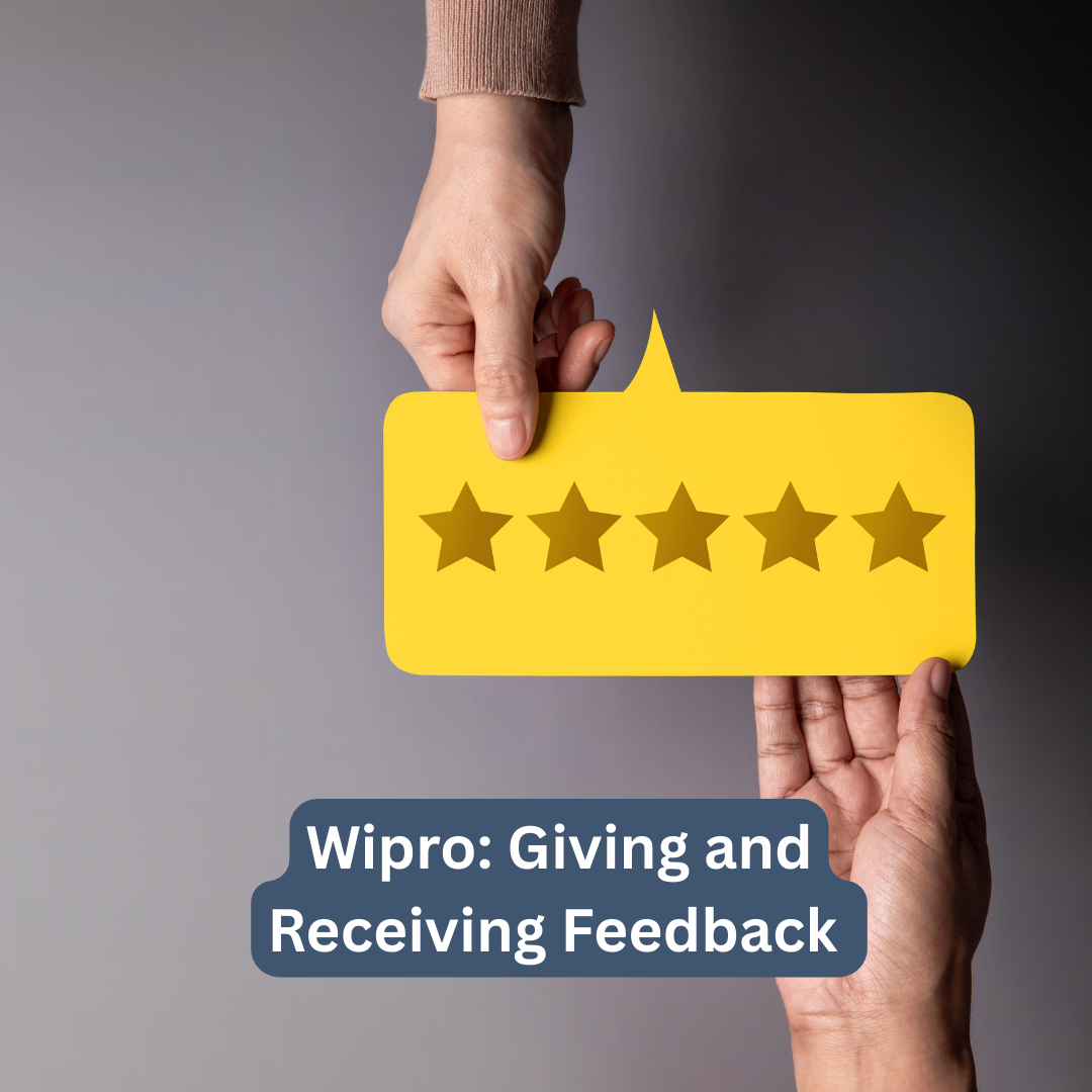 Wipro: Giving and Receiving Feedback – Sep 2024