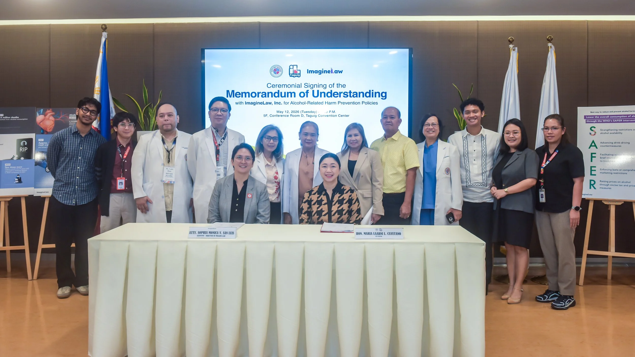Taguig City, ImagineLaw Forge Partnership to Prevent Alcohol Harms