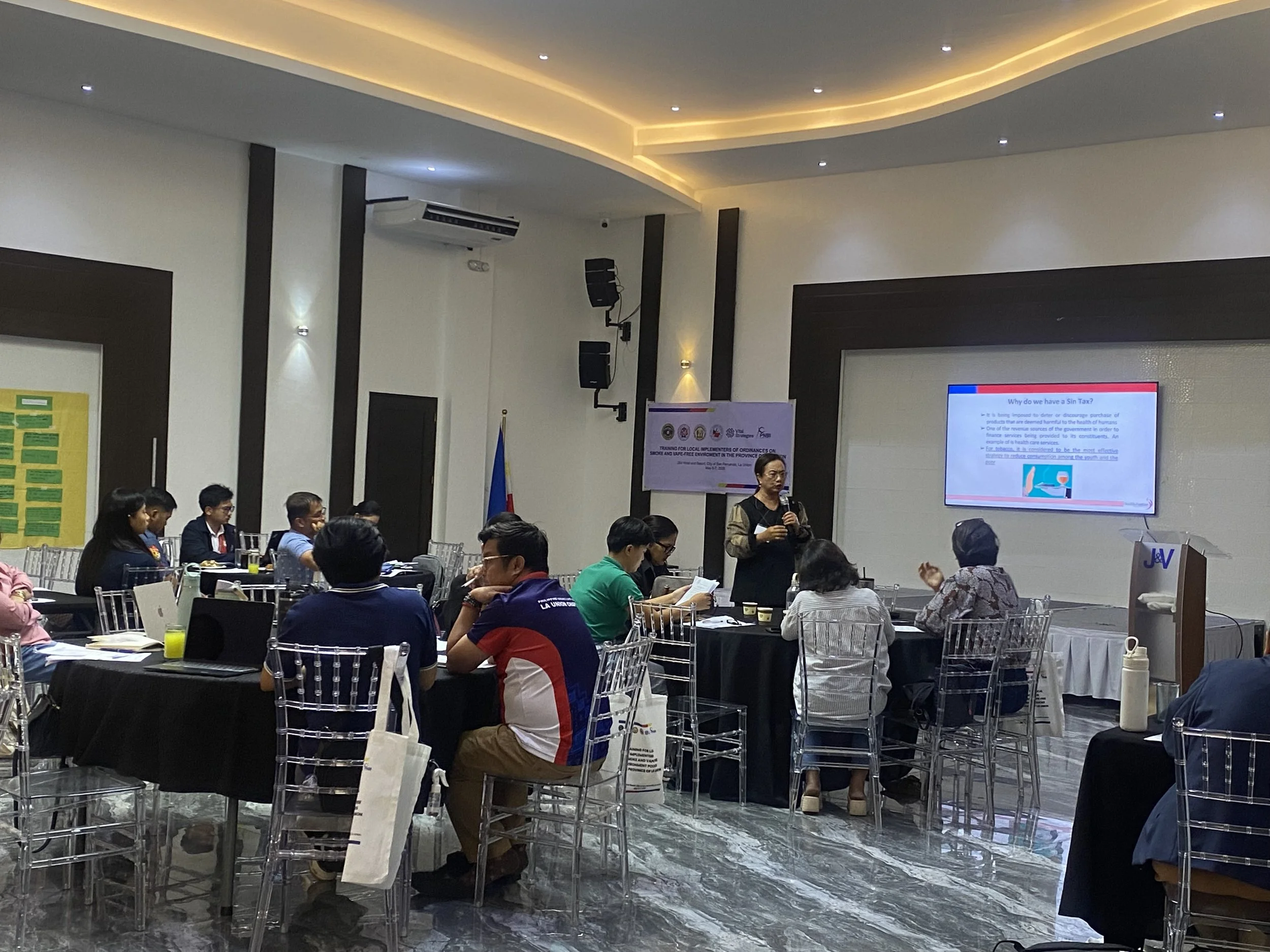 ImagineLaw returns to La Union for MPOWER and Tobacco Control Enforcement Training 