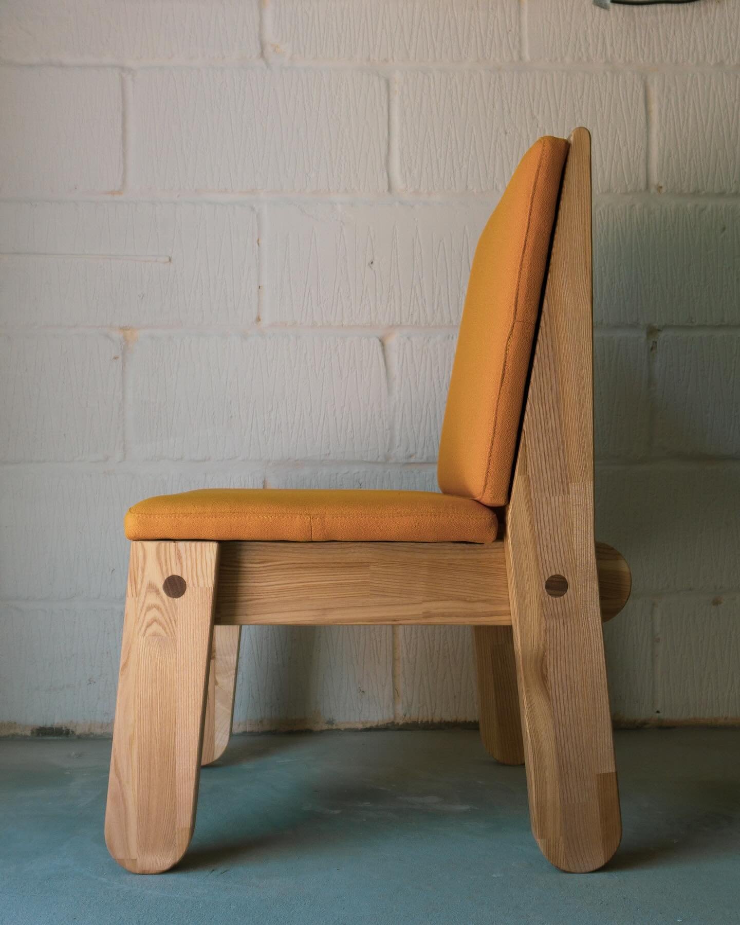 Workshop offcut chair caught in todays 🌞