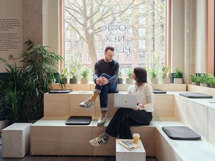 Modular bleacher seating for @newacreswandsworth and @kevinhaleystudio in @lathamsltd @garnicaplywood and @forboflooringsystems tops. 

The stools can be rearranged and stacked for a range of setups. The CNC detailing allowed for a rapid construction