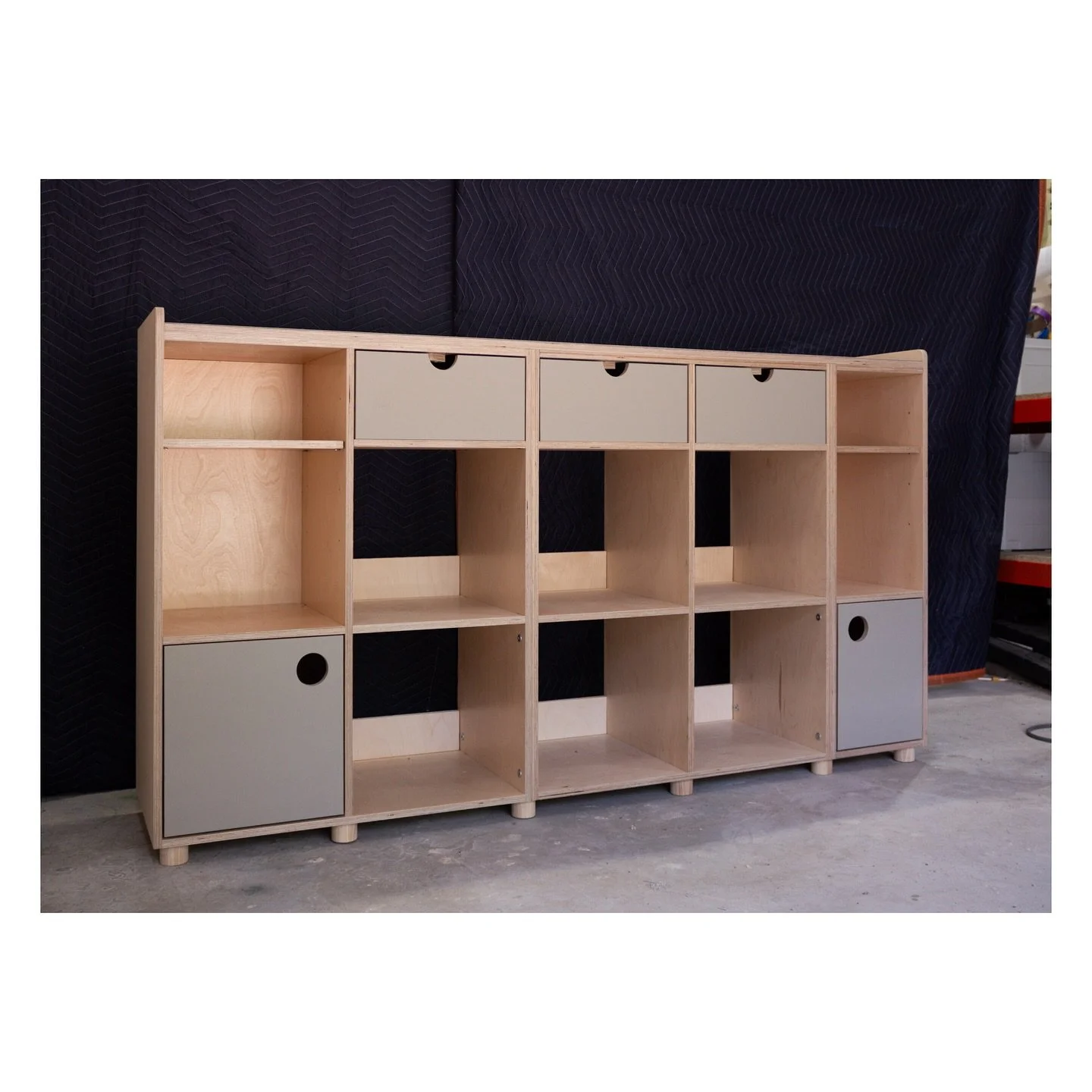 Record and CD storage unit out of the workshop this morning.