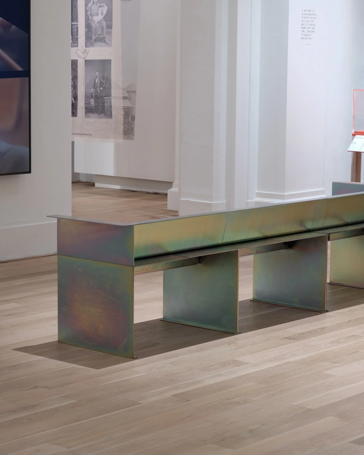 The new V&amp;A museum residencies galleries supported by @adobe and featuring work from the first cohort of residents @golden_kiwi_fan  @luca_bosani @jacquiramraykaceramics 

Gallery refurbishment, furniture  and display design @sambrowndesign 

Dis