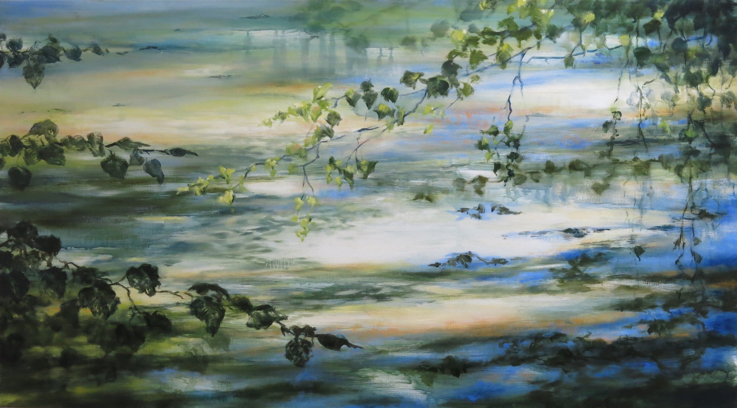 Ooypolder -100x180- olieverf op linnen.
Verkocht