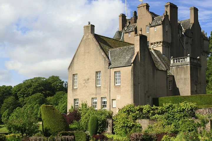 Crathes Castle and Yew Hedges