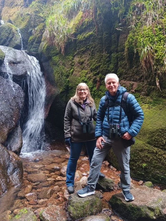 Canadian guests enjoying local Aberdeen Nature Reserve