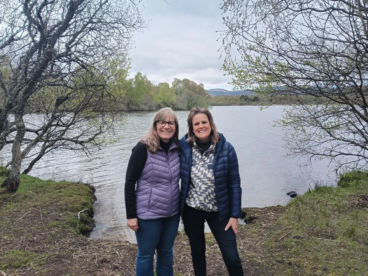 Me and guest at Loch Kinord