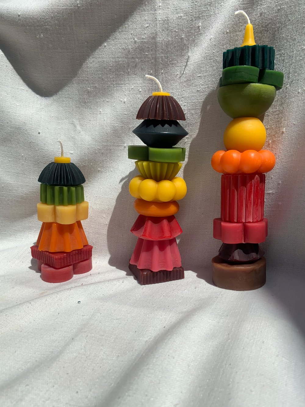 9-Piece Non-Toxic & Handmade Organic Beeswax Toddler Crayon Fingers