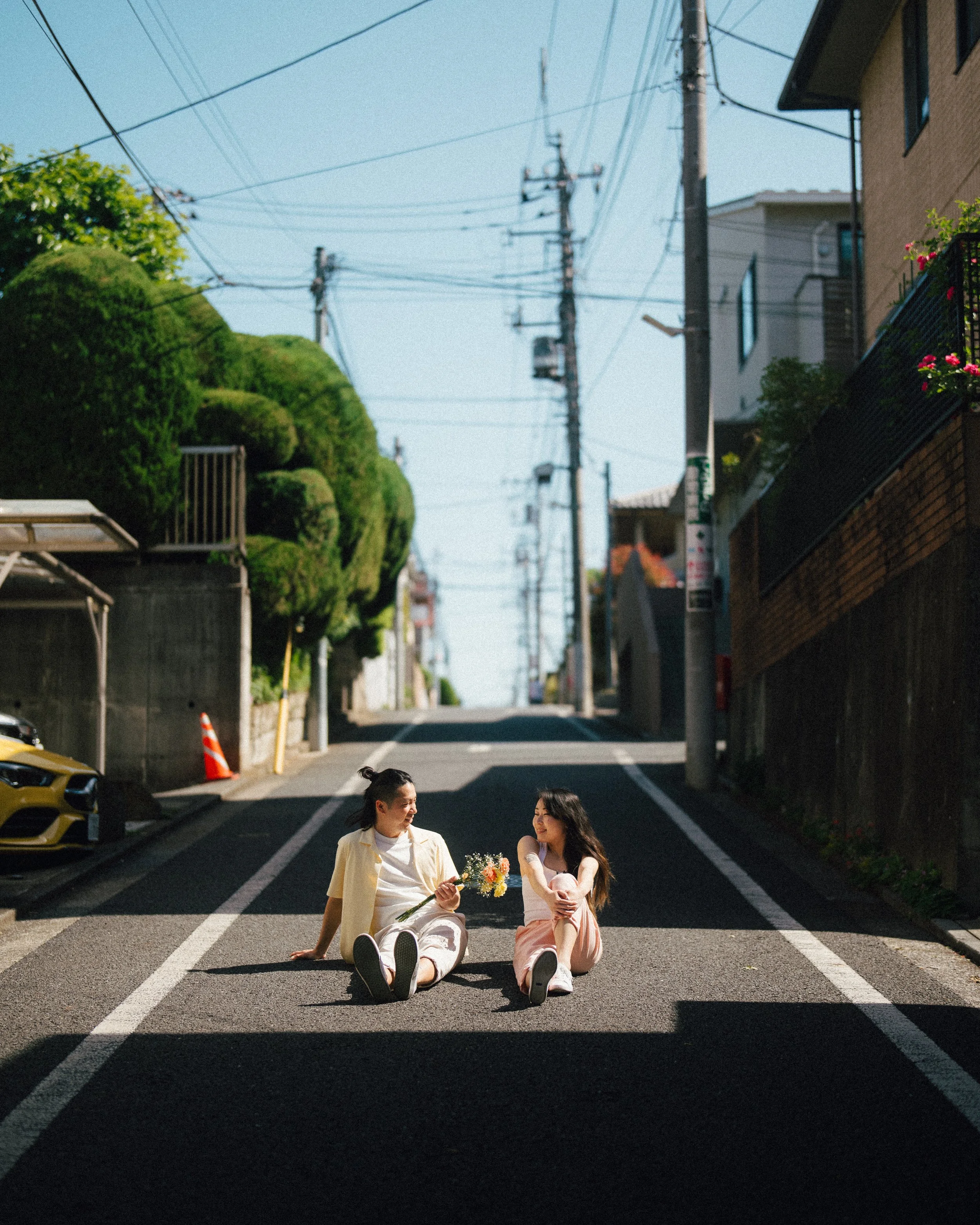 Morning Engagement Session at Kichijoji