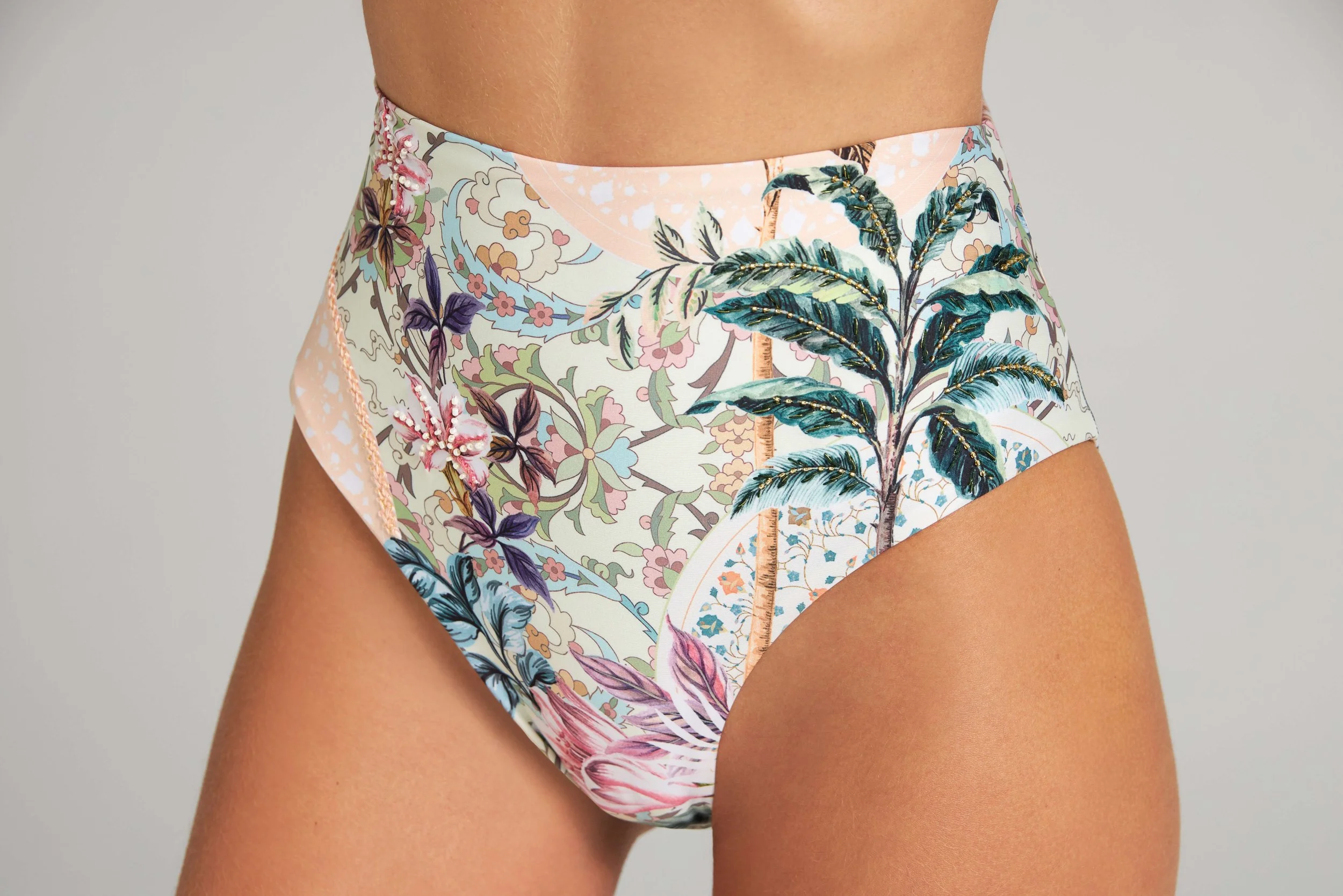 Cosita Linda Romantic Harmony High Waisted Bikini Bottoms