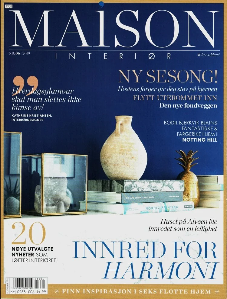 MAISON + INTERIOR + MAGASIN + PRESSE + INTERIØR + ARKITEKTER